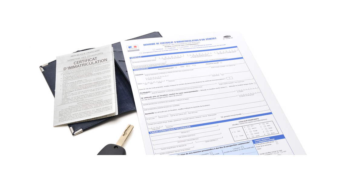 certificat provisoire d’immatriculation